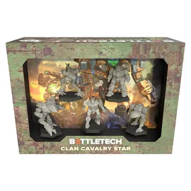 Catalyst Game Labs BattleTech | Miniatures | Clan Cavalry Star | Expansion | Miniature Game | Catalyst Game Labs | Ages 14+ | Spiel auf Englisch