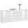 borchardt Möbel Rova 166 x 72 x 35 cm Weiß matt / Weiß hochglanz