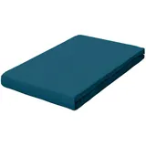 Baumwolle 90 x 190 - 100 x 220 cm petrol deep