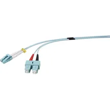 Renkforce RF-4755214 Glasfaser LWL Anschlusskabel [1x LC-Stecker - 1x SC-Stecker] 50/125 μ Multimode OM3
