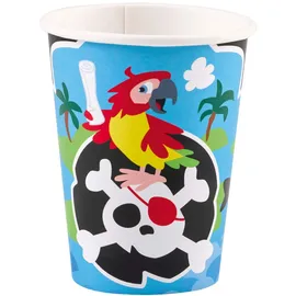 Amscan Pappbecher 0,25 l Mehrfarbig 8 St.