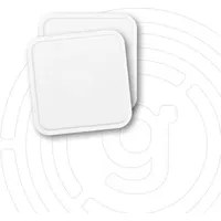 gelmags Untersetzer 9 x 9 cm PVC weiß