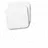 gelmags Untersetzer 9 x 9 cm PVC weiß