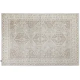 Carpet Studio Oriental Teppich Crème,Boho Teppich 160x230 cm, Faltbar Teppich Wohnzimmer, Waschbar, Orientalischer Kurzflor Teppich Schlafzimmer