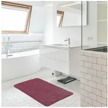 linden berg Badematte Bordeaux 70 x 120 cm