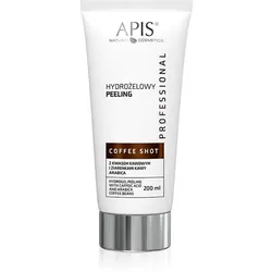 Apis Coffee Shot, Peeling mit Kaffeesäure und Arabica-Kaffeebohnen, Anti - Aging, 200 ml