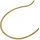 GALLAY Kette 1mm Panzerkette Gold 38cm