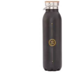 Bodhi Isolier-Trinkflasche 600 ml, Edelstahl OM, matt-schwarz 1 St