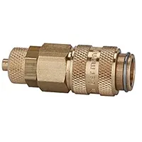 Riegler Schnellverschlusskupplung NW 5, MS blank, Schlauchanschluss 8x6