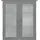 Teamson Home Badezimmer Connor Wandschrank Mit 2 Glastüren Grau Ehf-581g