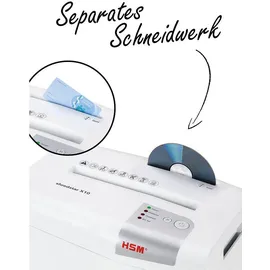 HSM shredstar X10 Partikelschnitt 4,5 x 30 mm