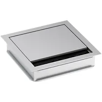 Bachmann 930.310 Kabeldurchführung quadratisch Klemm-Ø (max.) 5 mm Aluminium