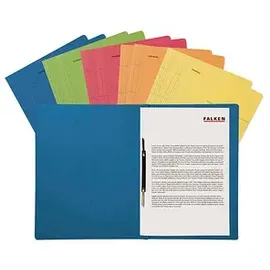 Falken Schnellhefter A4 Blau/Grün/Orange/Rot/Yellow 10 St.