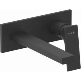 Kludi DECUS 2-Loch-Wandarmatur 542443975 210 mm Feinbau-Set mattschwarz