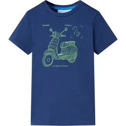 Kinder-T-Shirt Dunkelblau 104