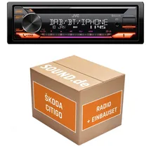 JUST SOUND best choice for caraudio Autoradio JVC KD-DB922BT für Skoda Citigo + Facelift | Bluetooth Telefonieren Au