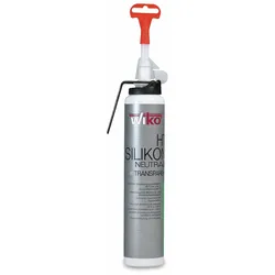 WIKO Silikon-Dichtmasse TRANS-SIL, Automatikkartusche 200 ml