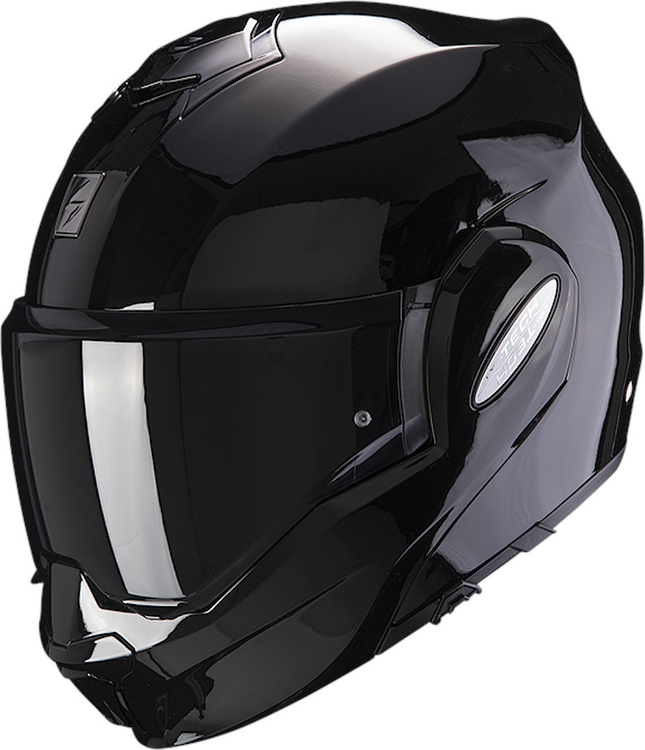 Scorpion Exo-Tech Evo Solid Klapphelm, schwarz, Größe 2XL für Männer