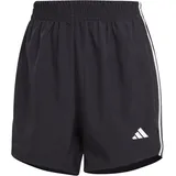 adidas 3-Streifen High-Rise Damen Shorts, schwarz - M
