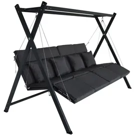 Gardissimo 4 Sitzer Alicia 4" - inkl. Liegefunktion, Gartenschaukel - Schaukel zum Sitzen, Liegen und Entspannen, einfache Montage - bis 360 kg belastbar