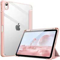 Fintie Hybrid Hülle für iPad (A16) 11 Generation 11 Zoll 2025, iPad 10 Generation 10,9 Zoll 2022 Roségold