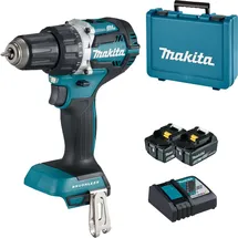 Makita DDF484RTE inkl. 2 x 5,0 Ah + Ladegerät + Koffer