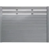 BM Massivholz Sichtschutzelement 180 x 135 cm grau Massivholz 2 St.