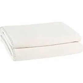 Zoeppritz Soft-Fleece Decke 220 x 240 cm offwhite