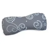 Grünspecht Naturprodukte GRÜNSPECHT Bio-Augenkissen mit Leinsamenfüllung, Entspannung müder Augen, kühlend, Bezug aus 100% Baumwolle (kbA), für Yoga/Meditation, grau (151-V2)