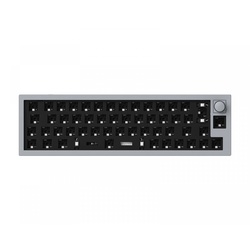 Keychron Q9 QMK 40% ISO Barebone Knob Version RGB Hot-Swap - Grau