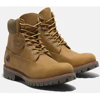 Schnürboots TIMBERLAND "6 inch Premium FTB" Gr. 45, braun (wheat full grain) Schuhe Winterstiefel, Schnürstiefel, Winterschuhe, wasserdicht