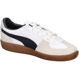 Puma Palermo Lth Jr Damen Weite M Weiß/Vapor Gray/Gum 37