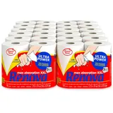 Renova Renova UltraPower Küchenrollen | 24 XXL Rollen = 60 Standardrollen | 3-lagig ultra saugstark und mit maximaler Festigkeit | FSC®-zertifiziertes Papier