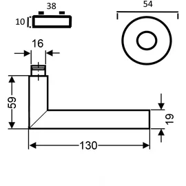 Karcher E300 PZ 71 Rosettengarnitur Edelstahl Weiß
