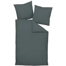 JANINE Colors 31001 anthrazit 135 x 200 cm + 80 x 80 cm