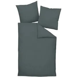 JANINE Colors 31001 anthrazit 135 x 200 cm + 80 x 80 cm