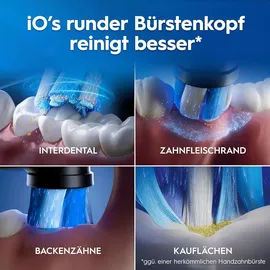 Oral-B iO Series 5 Plus Edition schwarz/weiß + 2. Handstück + Reiseetui