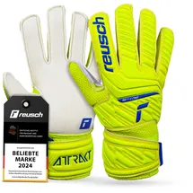 Reusch Torwarthandschuhe Attrakt Solid Junior blau|gelb 4