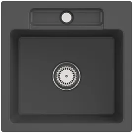 Villeroy & Boch Siluet 50 S flat graphite + Handbetätigung