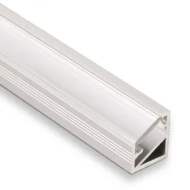 SOTech Led Eck-profil-66 Alu Eloxiert Opal 2m für Led Streifen