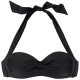 LASCANA Bikini-Top Damen Schwarz 46 Cup D