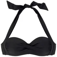 LASCANA Bikini-Top Damen Schwarz 46 Cup D