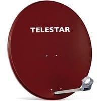 Telestar SAT-Offsetantenne TELESTAR, Alu rot, Ý 80cm, Guss-Schelle (Parabolantenne, DVB-S / -S2), SAT Spiegel + SAT Antennen, Rot