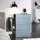 Vladon Nachtschrank Queens 60 x 63 x 36 cm Blau/Petrol