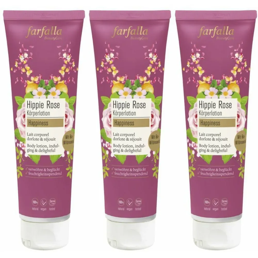 Farfalla Körperlotion Hippie Rose