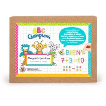 Trendhaus ABC Champions Mini-Magnettafel für Kinder, - 183-teilig