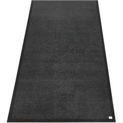 Fußmatte »Gentle Schmutzfangmatte & Läufer«, rechteckig, 10 mm Höhe, Schmutzfangteppich, Schmutzmatte, dezentes Streifen Design, waschbar, 632639-17 anthrazit 10 mm