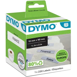 Dymo Labelwriter-Etiketten 99017 (S0722460) weiß, 12 x 50mm, 220 St.