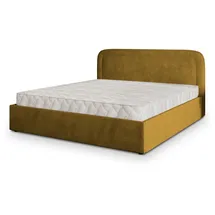 masseno Polsterbett, Gelb, Holz, 140x200 cm, Schlafzimmer, Betten, Polsterbetten