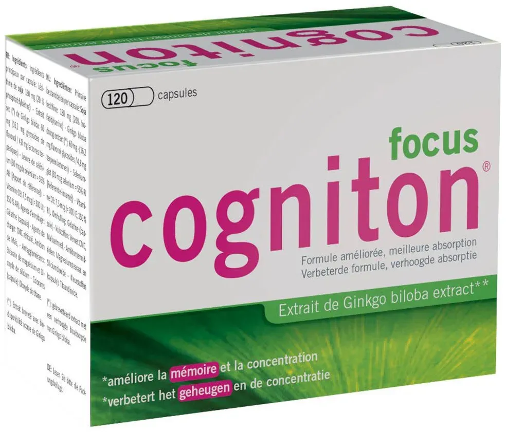 Cogniton Focus Geheugen & Concentratie 120 St Capsules